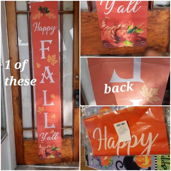 Resale Lot 16 Fall Halloween Banners All New ITEMS & More - Picture 7 of 14